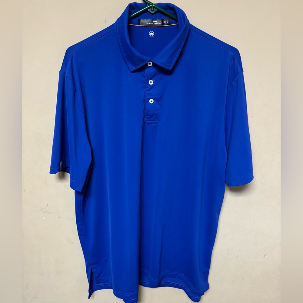 RLX Ralph Lauren Royal Blue Performance Polo, L
